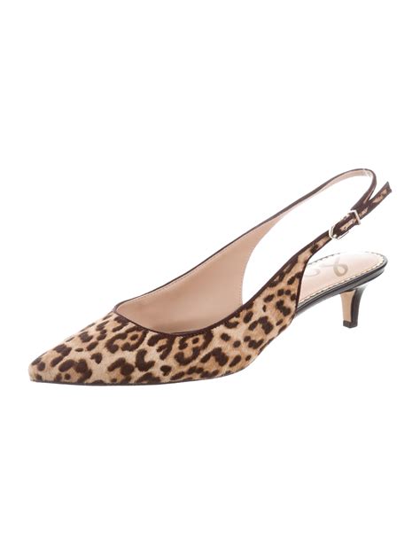 leopard slingback pumps.